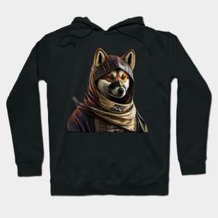 Japanese Dog Ninja Akita Inu Hoodie